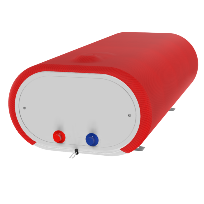 Декоративный чехол для бойлера WILLER IV50DR-Brig (Диагональ красная/880х860мм/70-1) (CC860-Red-Diagonal)