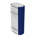 Декоративный чехол для бойлера WILLER IV80DR-Brig (Диагональ синяя/980х985мм/68-2) (CC985-Cfl-Diagonal)