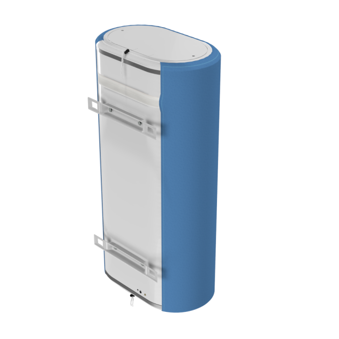 Декоративный чехол для бойлера WILLER IV50DR-Brig (Габардин голубой/880х860мм/72-1) (CC860-Blue-Gbrd)