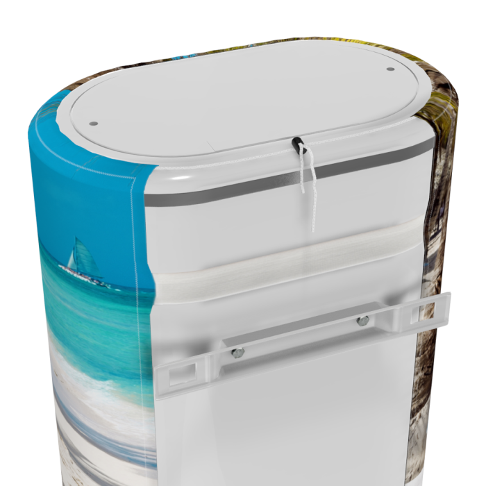 Декоративный чехол для бойлера WILLER IV80DR-Brig (Девушка на пляже/980х985мм/13) (CC985-Beach-girl)