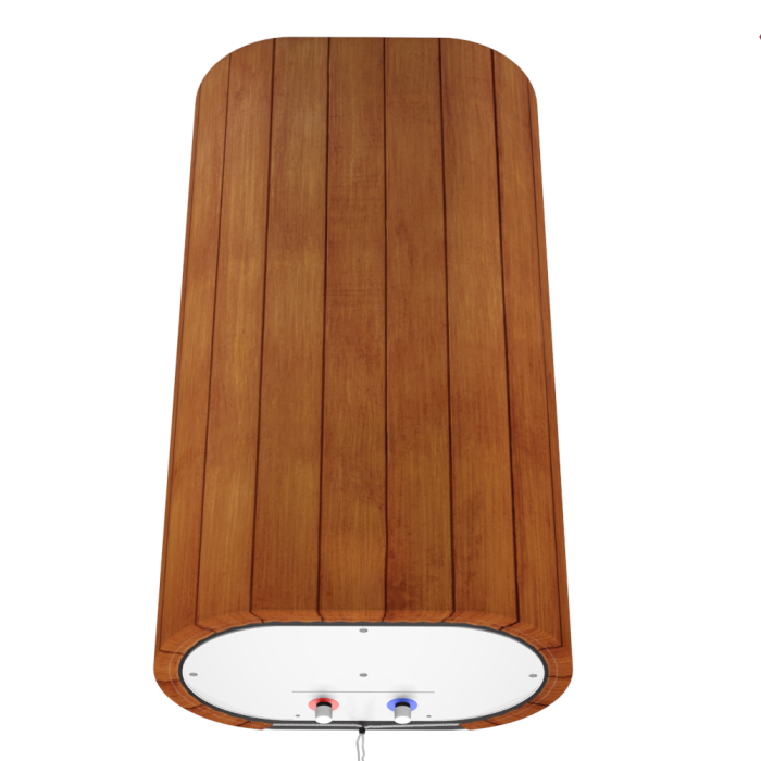 Декоративный чехол для бойлера WILLER EV50DR Grand (Деревянные рейки; 927*902мм; №38) (CC902-Wooden-pln)