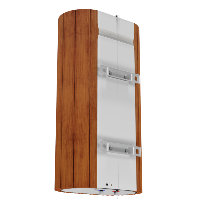 Декоративный чехол для бойлера WILLER EV50DR Grand (Деревянные рейки; 927*902мм; №38) (CC902-Wooden-pln)