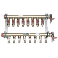 Индустриальный распределительный коллектор REHAU 1 1/2 12 HKR, для подкл. труб 17х2 и 20х2