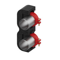 Комплект перехідників в ізоляції Victaulic-зварка DN 100 x DN 40 PN10 (2 шт.) (M66258.671)