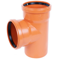 Трійник ПВХ, кут=87 град., D=125x125 мм (шт.) (221400)