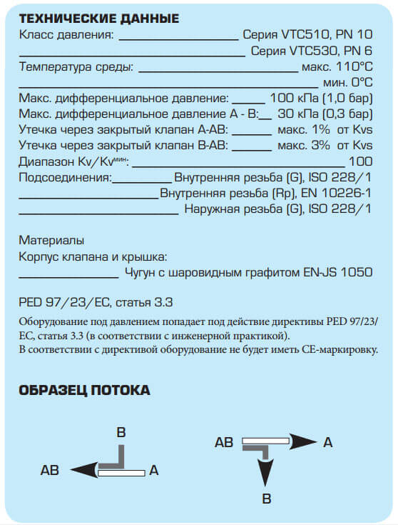 termicheskie klapany esbe vtc511 rp 1 dn25 kvs 9 t 50 custanovka