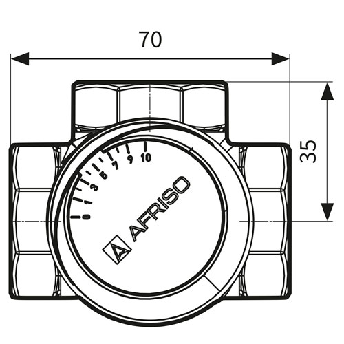 AFRISO ARV 382 габарити