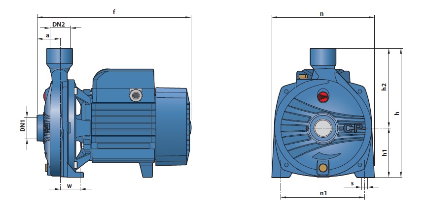 габариты Pedrollo CPm 170