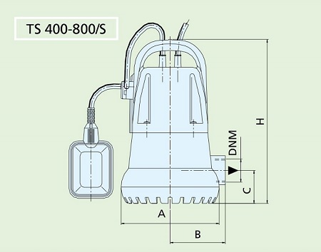 габариты Speroni TS 800S